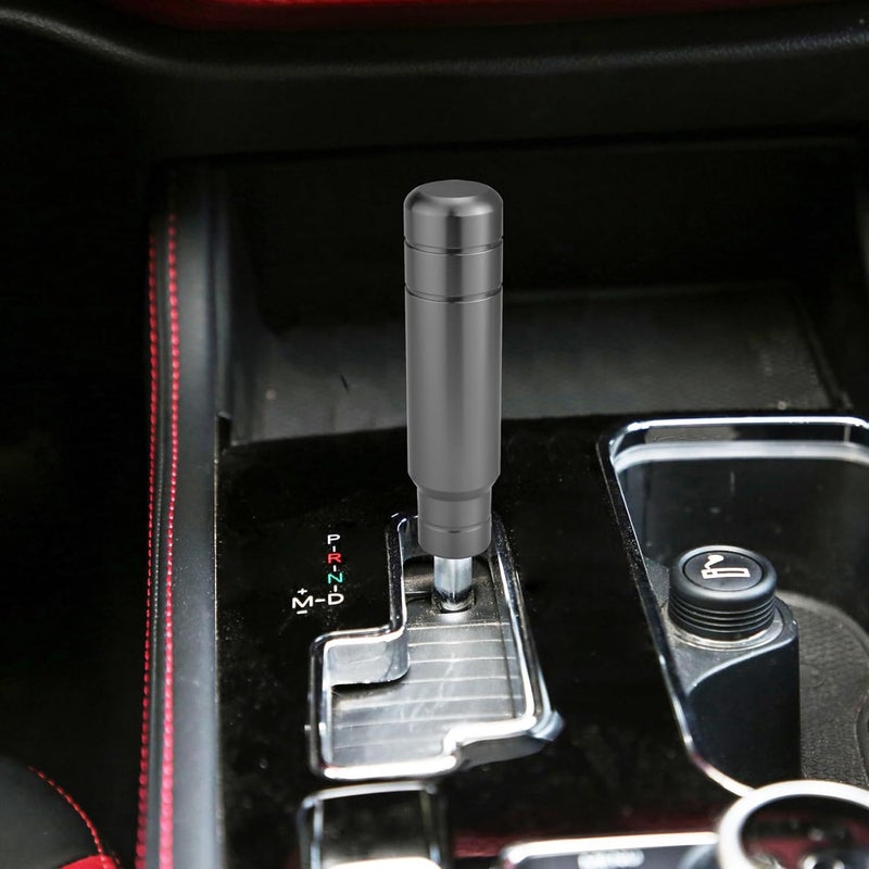 Abfer Weighted Shift Knob, 5" Aluminum Gear Shifter Knobs Metal Stick Shifting Lever Fit Most Automatic Manual Vehicle (Gray) - Image 2